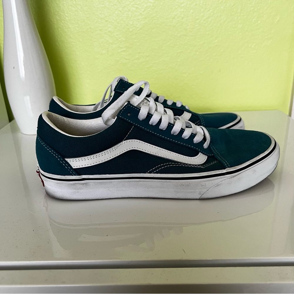 dark teal vans